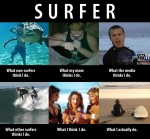 [Funny] Surfer: What People Really Think I Do.