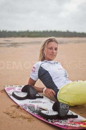RED BULL Kite Surfing Legend Susi Mai rides the Waves of Kalptiya, Sri Lanka